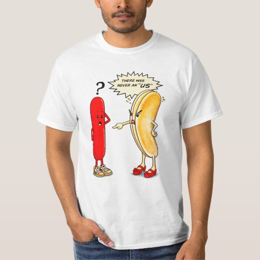 私たちにはならない ' ソーセージ＆バンズ Tシャツ (正面)