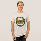 私たちには君主は一人で十分 それはAだけなのよ トライブレンドTシャツ (正面全面)