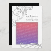 私たちには新しい家がある : ホワイトフルーリッシュ 案内状 (正面/裏面)