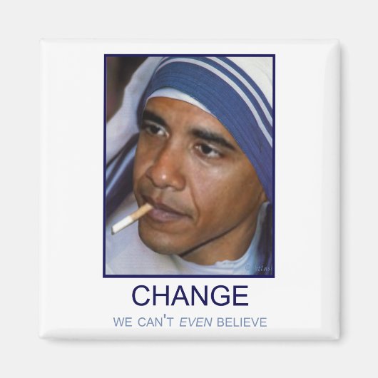 私たちにも出来ない変化信じ マグネット (正面)