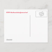 私たちに参加しよう！特製ポップシクル ポストカード招待状 インビテーションポストカード (裏面)