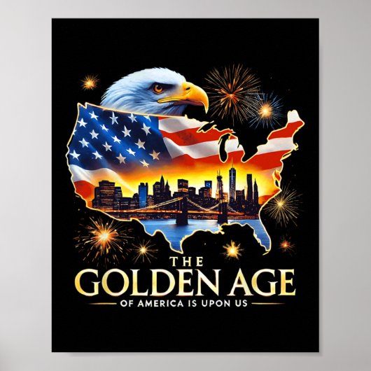 私たちに面白いトランプゴールドイーグル黄金時代A ポスター (正面)