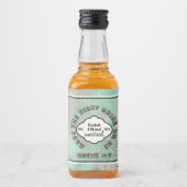 私たちに1番目の飲み物を持って – DRINK MEミント結婚式の引き出物 リキュールボトルラベル (正面)