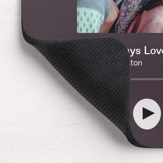 私たちのお気に入りの歌 – カスタム写真 マウスパッド (コーナー)