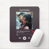 私たちのお気に入りの歌 – カスタム写真 マウスパッド (マウス)