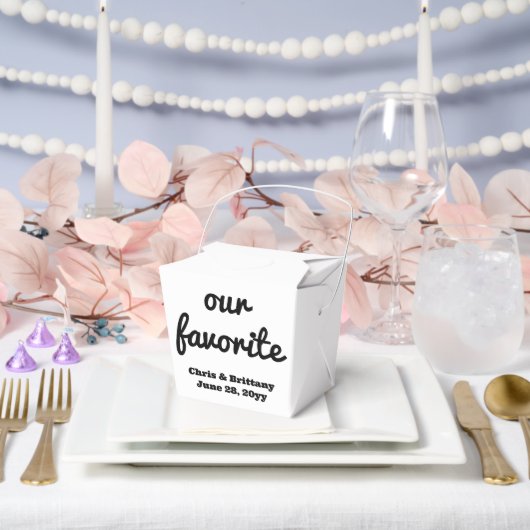 私たちのお気に入りの結婚式のレセプションゲストデザートの御馳走 フェイバーボックス (ウェディング)