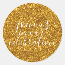 私たちのお祝いに参加 – 金ゴールド