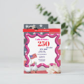 私たちのお馬鹿なガチョウたち 250回目の面白いお祝い 招待状 (スタンド正面)