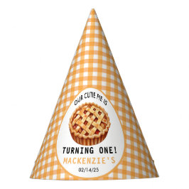 私たちのかわいこちゃんパイの1歳の誕生日 パーティーハット