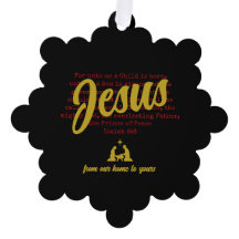 私たちのために黒金JESUSクリスマス