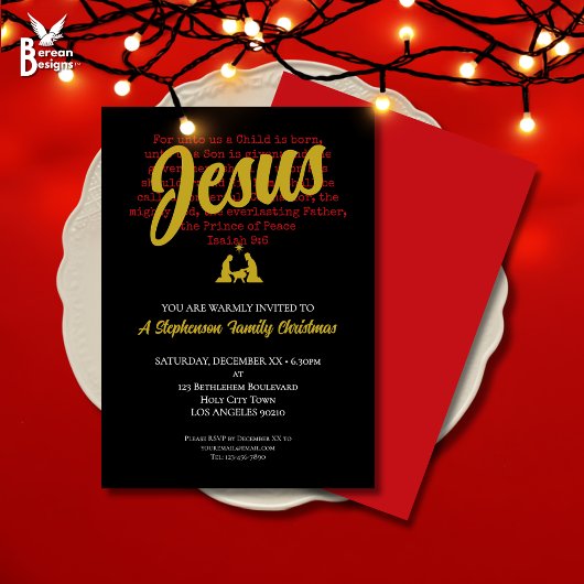 私たちのために Christmas Party 招待状