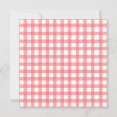 私たちのとってもかわいい誕生日のフラットお礼カード サンキューカード (裏面)