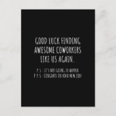 私たちのような同僚を再び見つける幸運 ポストカード (正面)