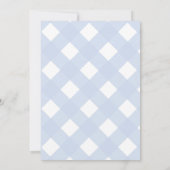 私たちのアウトドア BBQ カップルエンゲージメントパーティー リハーサルディナー 招待状 (裏面)