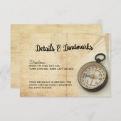 私たちのアドベンチャーはアニバーサリー詳細カードを継続 招待状 (正面/裏面)