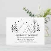 私たちのアドベ素晴らしントベイビーシャワー 招待状 (スタンド正面)