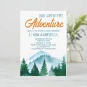 私たちのアドベ素晴らしントベイビーシャワー 招待状 (スタンド正面)