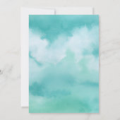 私たちのアドベ素晴らしントベイビーシャワー 招待状 (裏面)