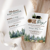 私たちのアドベ素晴らしントマベビーベイビーシャワー 招待状