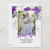 私たちのウェディングカー祝ドをありがとう 招待状 (正面)