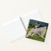 私たちのウェディングプラン オーダーメイド フォト, 花嫁, エレガント ゴールド ノートブック (内部)