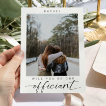 私たちのオフィシエントになってくれますか？ ミニマル フォト モダン