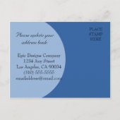 私たちのオフィスはカードを移動した 案内ポストカード (裏面)