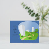 私たちのオフィスはカードを移動した 案内ポストカード (スタンド正面)