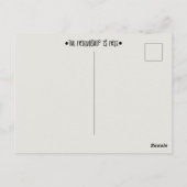 私たちのキャンパー ポストカードへようこそ ポストカード (裏面)