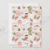 私たちのクリスマスお気に入りのの事物の写真 シーズンカード (裏面)