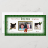 私たちのクリスマスを一緒にフォトカード シーズンカード (正面/裏面)