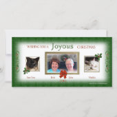 私たちのクリスマスを一緒にフォトカード シーズンカード (正面)