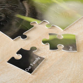 私たちのグリフォン犬は私たちの家族ペット ジグソーパズル (側面)