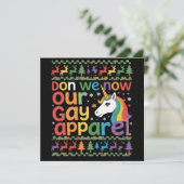 私たちのゲイな衣装を今着よう ユニコーン ゲイ クリスマス (スタンド正面)