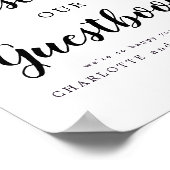 私たちのゲストブ結婚ック8x10サインに署名しなさい ポスター (角)