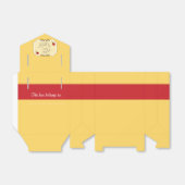 私たちのゲストレッドローズバースデーパーティーのお願いボックス フェイバーボックス (折り畳みなし)