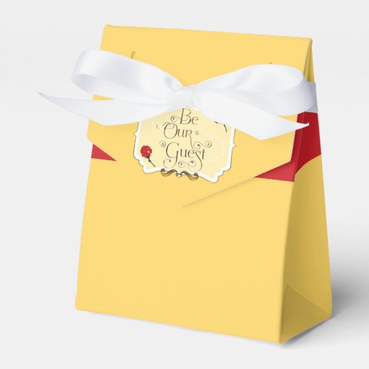 私たちのゲストレッドローズバースデーパーティーのお願いボックス フェイバーボックス (正面サイド)