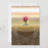 私たちのゲスト 赤い魔法の赤いバラの宴 招待状 (裏面)