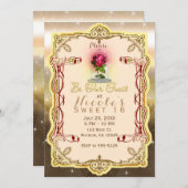 私たちのゲスト 赤い魔法の赤いバラの宴 招待状 (正面/裏面)