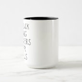 私たちのコーヒーより良い同僚を見つける幸運 マグカップ (中央)