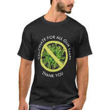私たちのサケのためにワクチン接種を ワクチン接種Tシャツ
