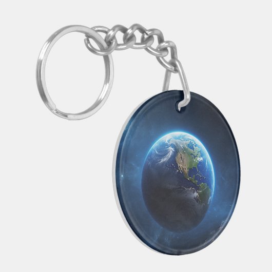 私たちのサファイアホーム宇宙 キーホルダー (正面左)