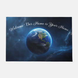 私たちのサファイアホーム宇宙 ドアマット
