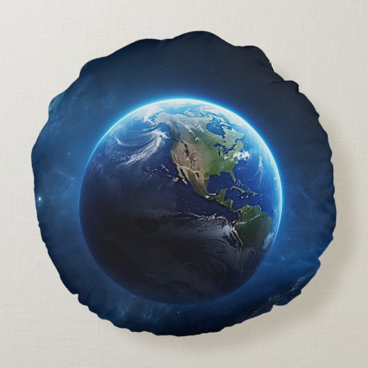 私たちのサファイアホーム宇宙 ラウンドクッション (裏面)