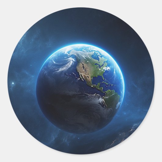 私たちのサファイアホーム宇宙 ラウンドシール (正面)