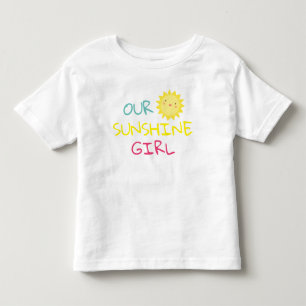 私たちのサンシャインガール幼児シャツ トドラーTシャツ