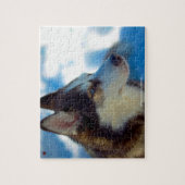 私たちのシベリアのハスキー家族ペット ジグソーパズル (縦)