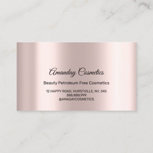 私たちのショッピングドリンクをありがとう 名刺 (裏面)