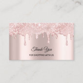 私たちのショッピングドリンクをありがとう 名刺 (正面)