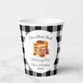 私たちのショートスタックパンケーキブレックファーストバースデーパーティー 紙コップ (正面)